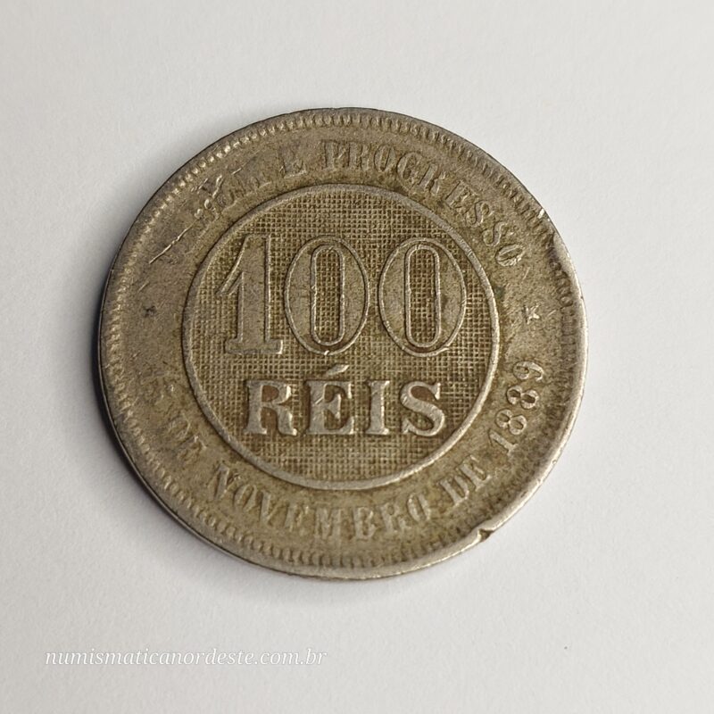 100 Réis Ano 1889