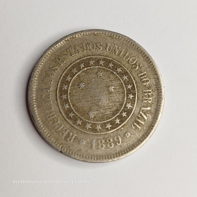 100 Réis Ano 1889 - Imagem 2