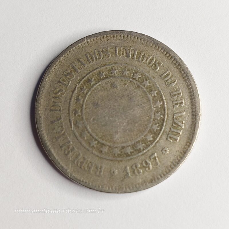100 Réis Ano 1897 - Imagem 2