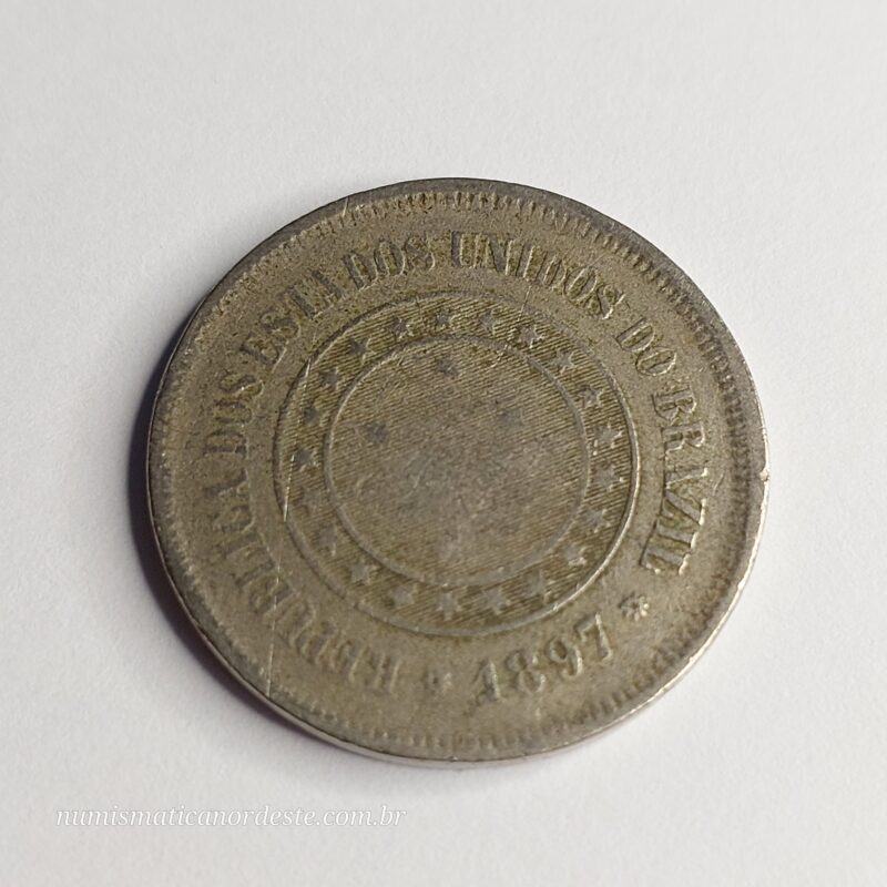 100 Réis Ano 1897 - Imagem 6