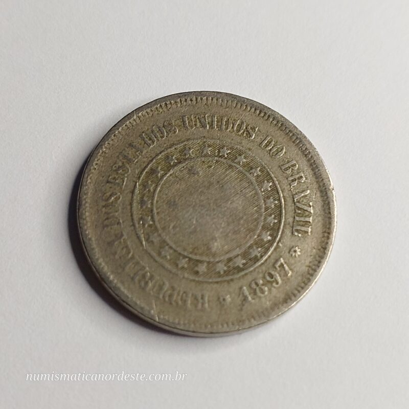 100 Réis Ano 1897 - Imagem 4