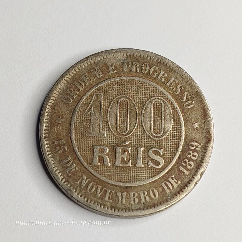 100 Réis Ano 1896