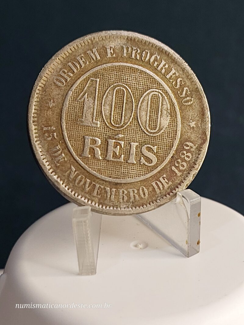 100 Réis Ano 1896 - Imagem 3