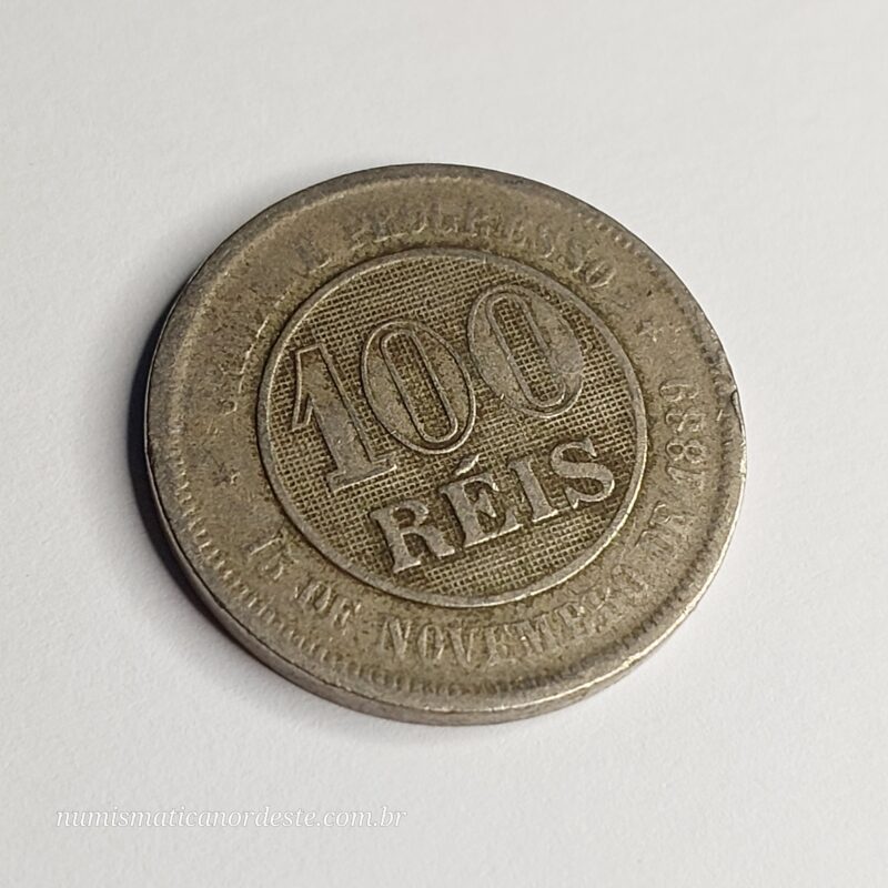 100 Réis Ano 1898 - Imagem 3