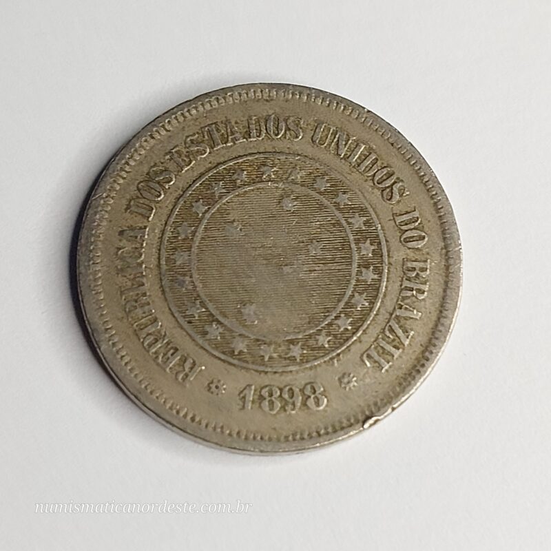 100 Réis Ano 1898 - Imagem 4