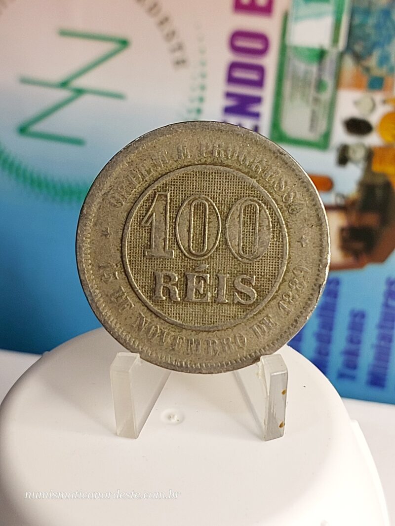 100 Réis Ano 1898 - Imagem 5