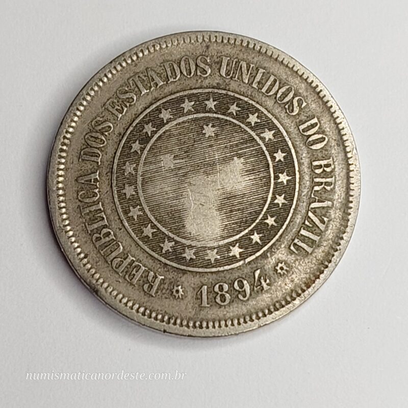 100 Réis Ano 1894 - Imagem 2