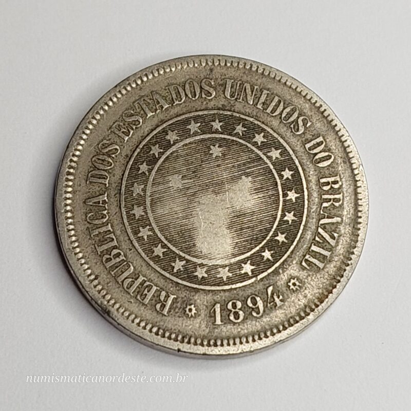 100 Réis Ano 1894 - Imagem 4