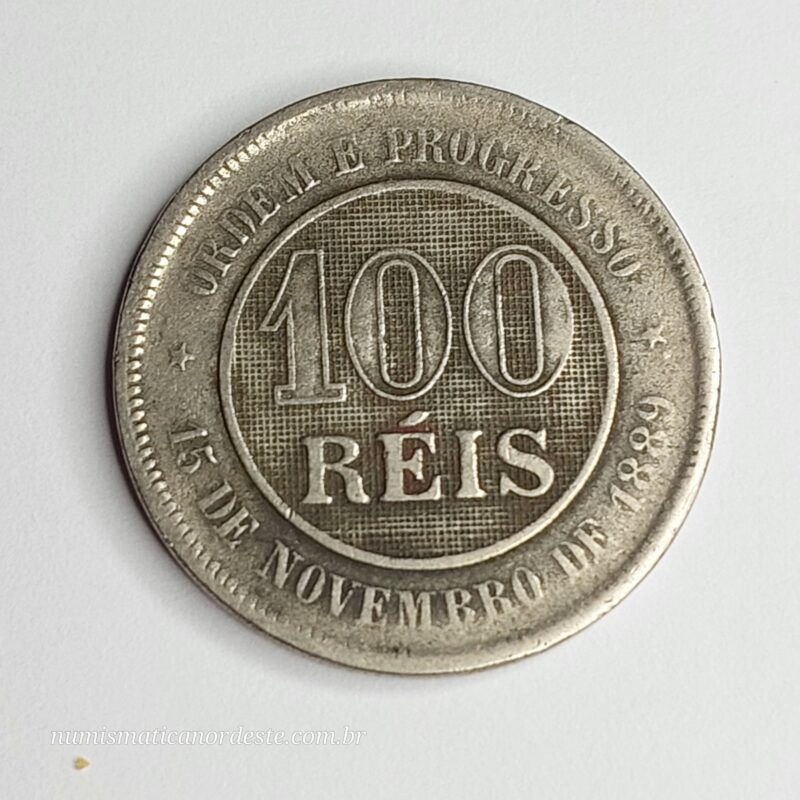 100 Réis Ano 1893