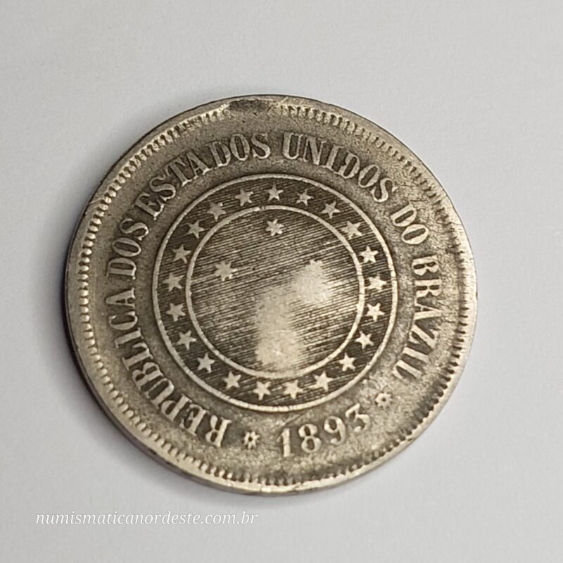 100 Réis Ano 1893 - Imagem 2