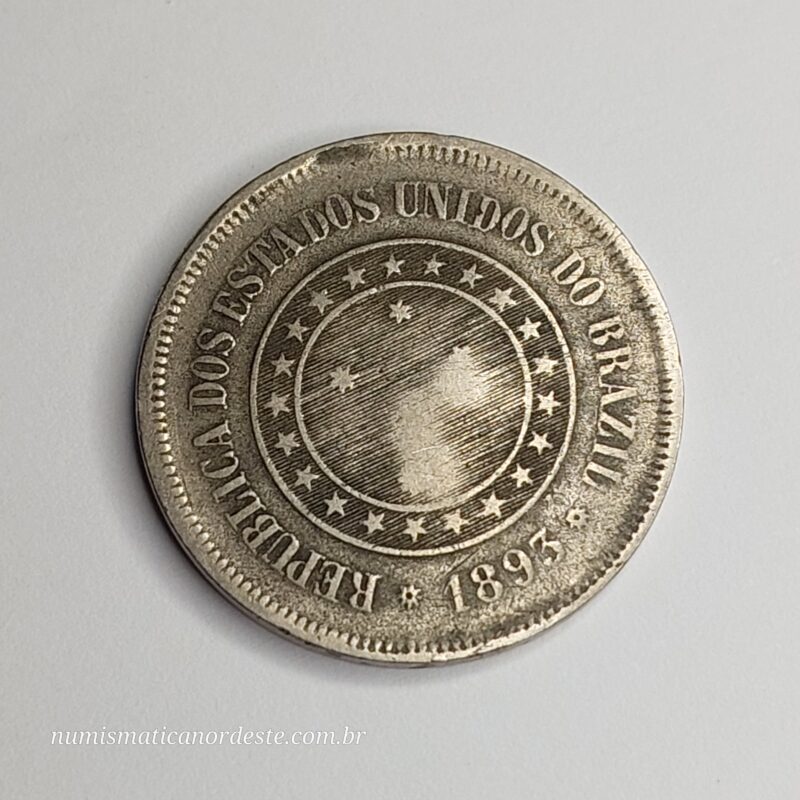 100 Réis Ano 1893 - Imagem 4