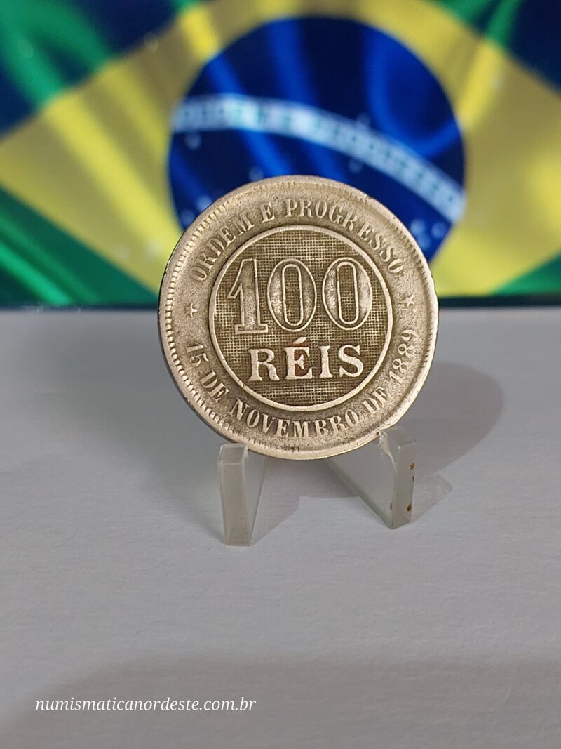100 Réis Ano 1893 - Imagem 5