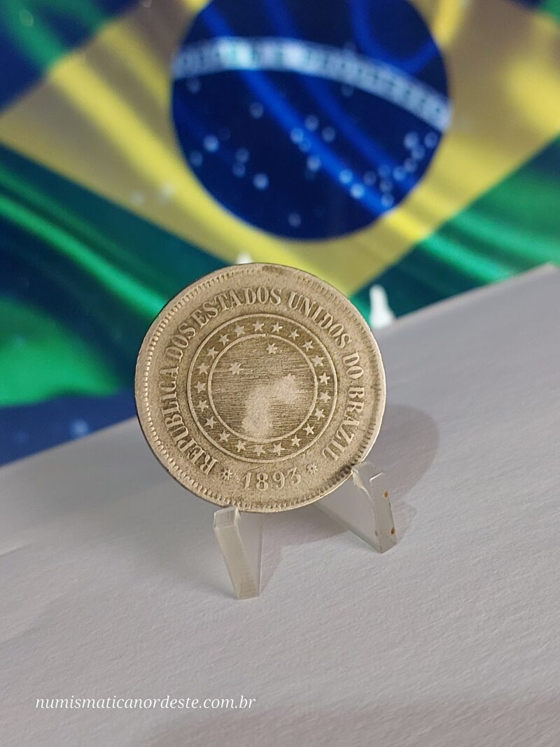 100 Réis Ano 1893 - Imagem 6