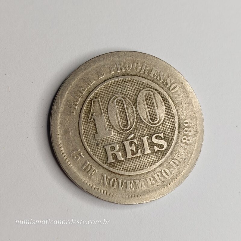100 Réis Ano 1899 - Imagem 5