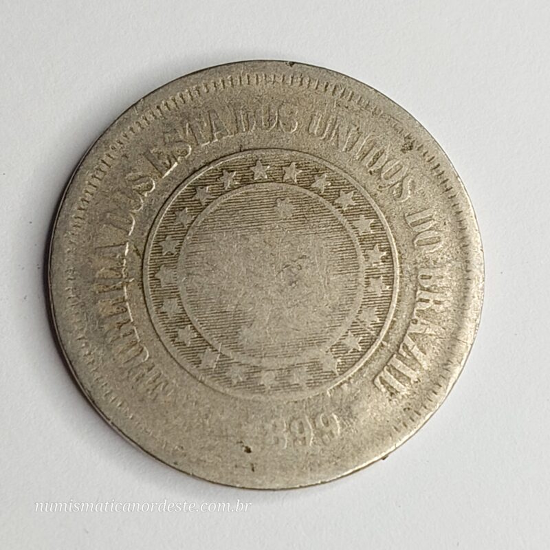 100 Réis Ano 1899 - Imagem 2