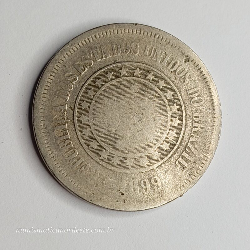 100 Réis Ano 1899 - Imagem 4