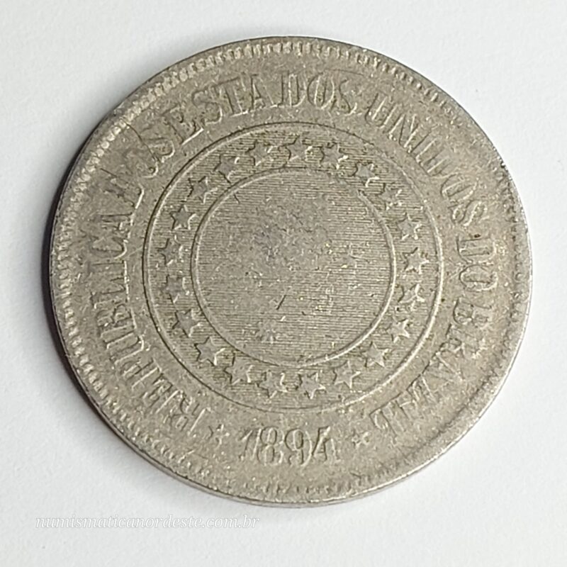 200 Réis Ano 1894 - Imagem 2