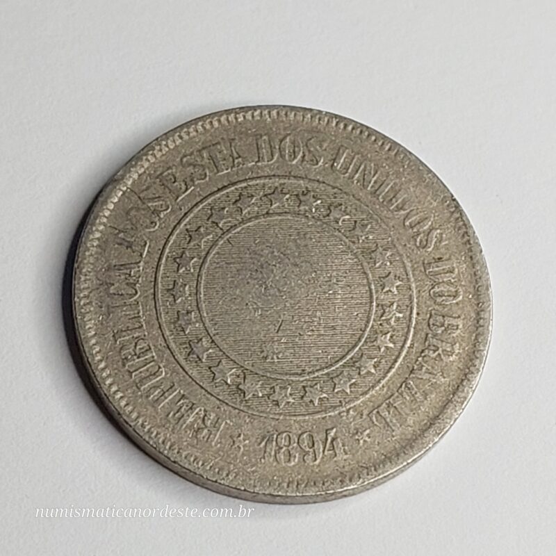 200 Réis Ano 1894 - Imagem 4