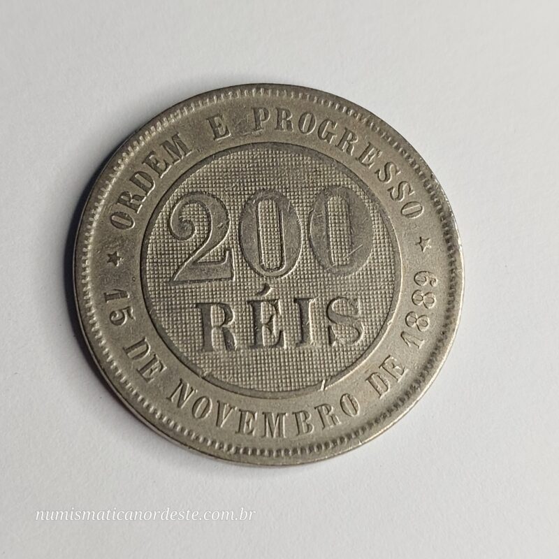200 Réis Ano 1899 - Imagem 3