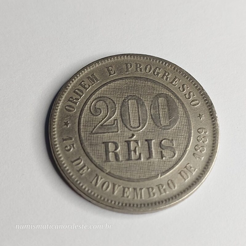 200 Réis Ano 1899 - Imagem 5