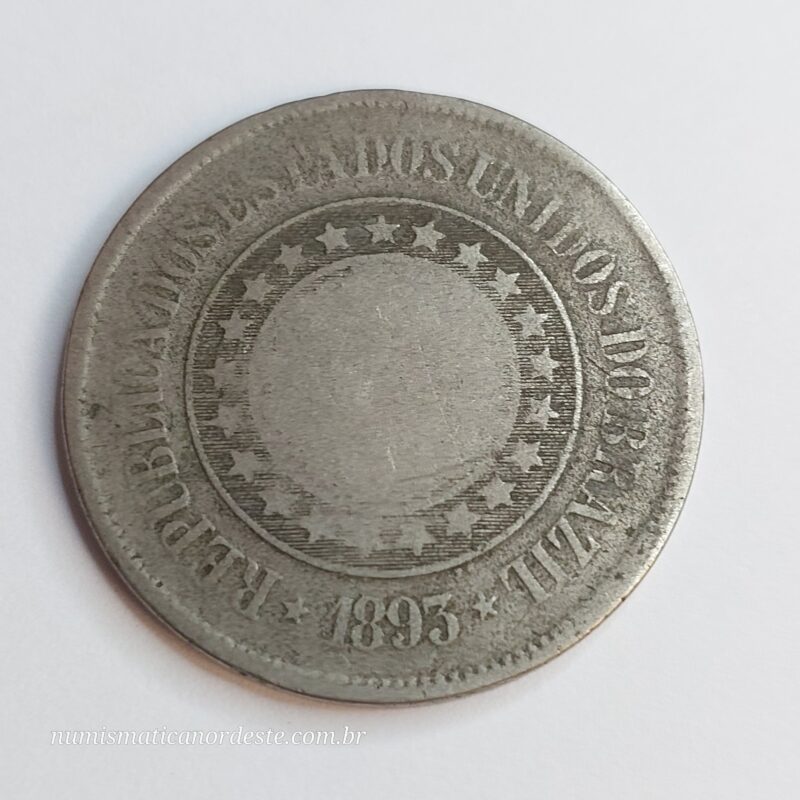 200 Réis Ano 1893 - Imagem 2
