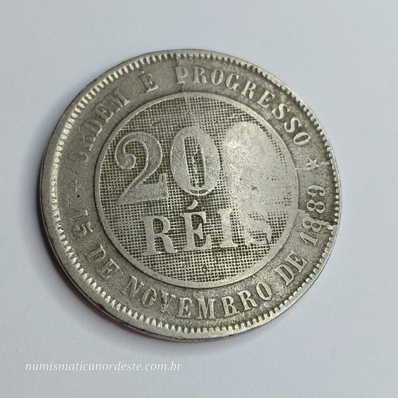 200 Réis Ano 1889 - Imagem 3