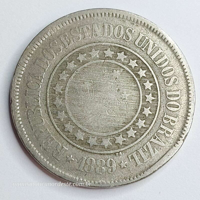200 Réis Ano 1889 - Imagem 2