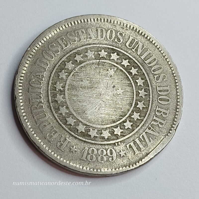 200 Réis Ano 1889 - Imagem 6