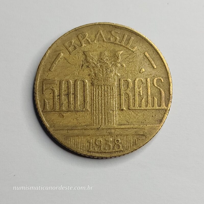 500 Réis Ano 1938 - Regente Feijó