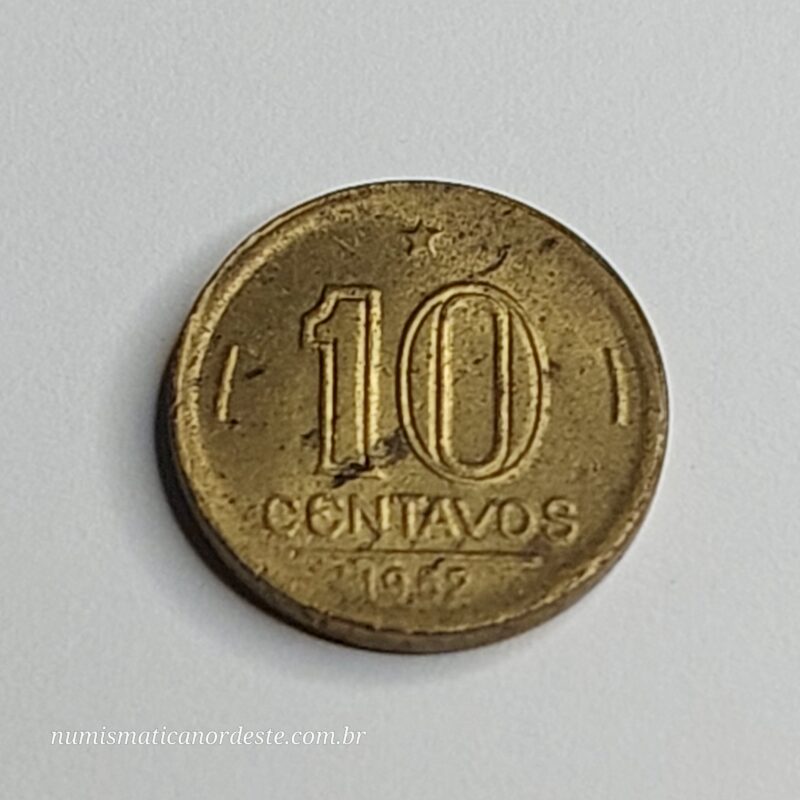 10 Centavos Ano 1952- José Bonifácio - Imagem 3