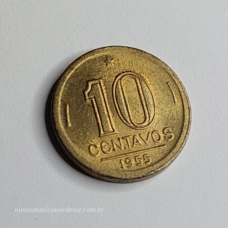 10 Centavos Ano 1955- José Bonifácio - Imagem 5