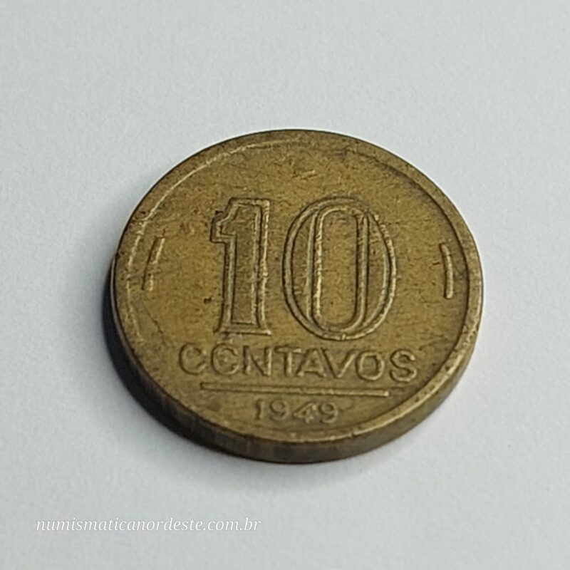 10 Centavos Ano 1949 - José Bonifácio - Imagem 5