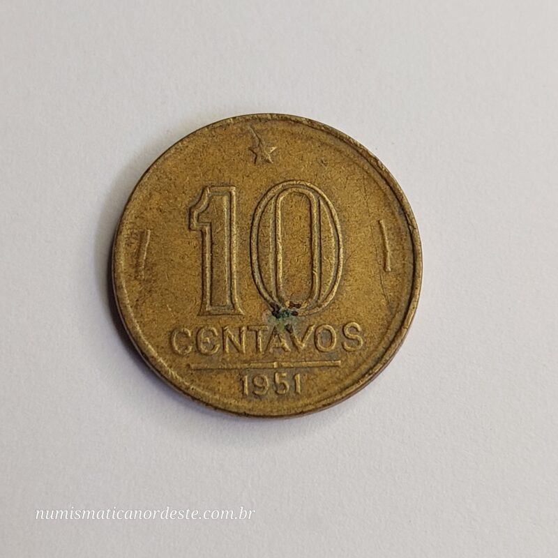10 Centavos Ano 1951 - José Bonifácio