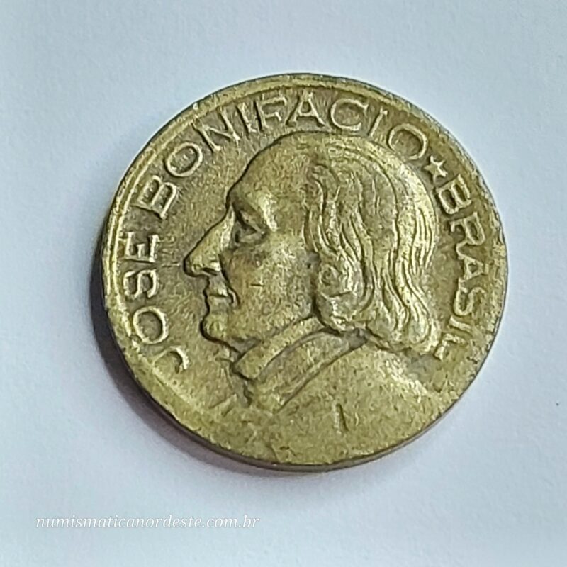 10 Centavos Ano 1948 - José Bonifácio - Imagem 2