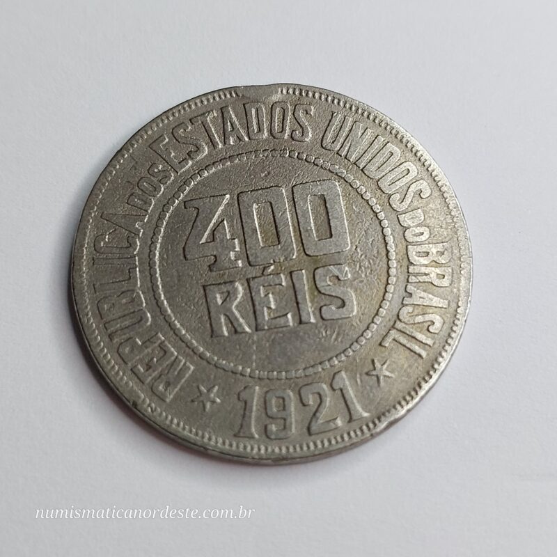 400 Réis Ano 1921 - Imagem 3
