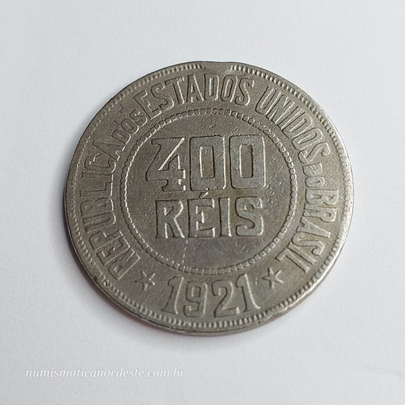 400 Réis Ano 1921 - Imagem 5