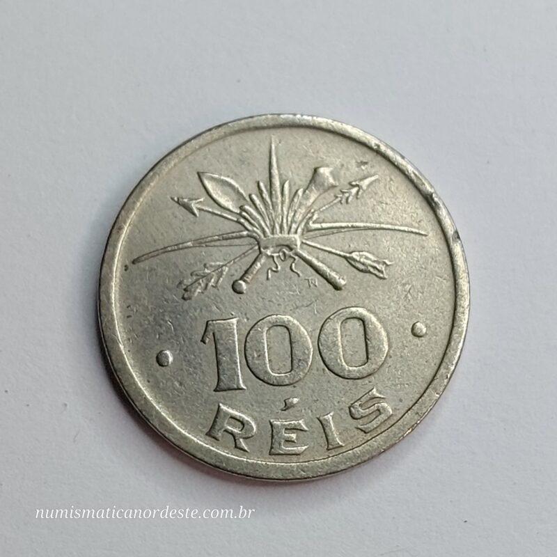 100 Réis Ano 1932 Série Vicentina - Imagem 3