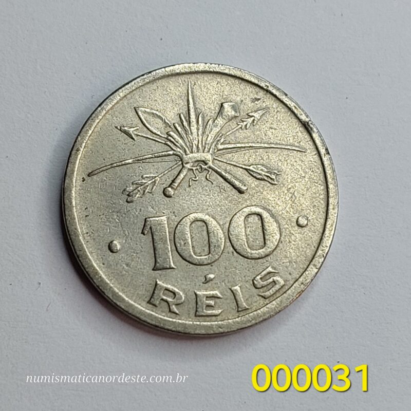 100 Réis Ano 1932 Série Vicentina