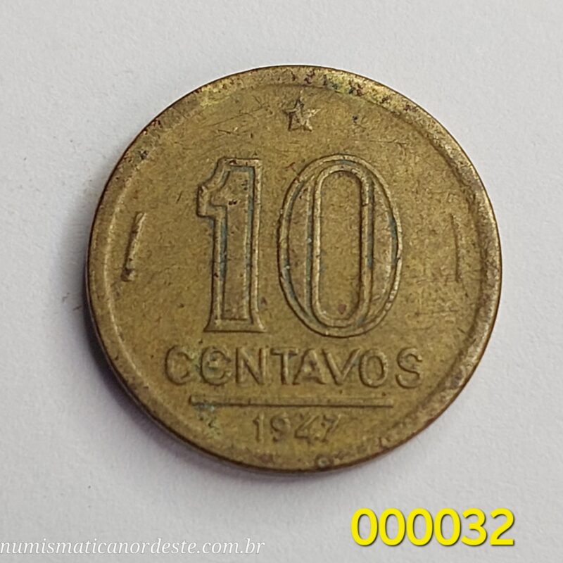 10 Centavos Ano 1947 - José Bonifácio