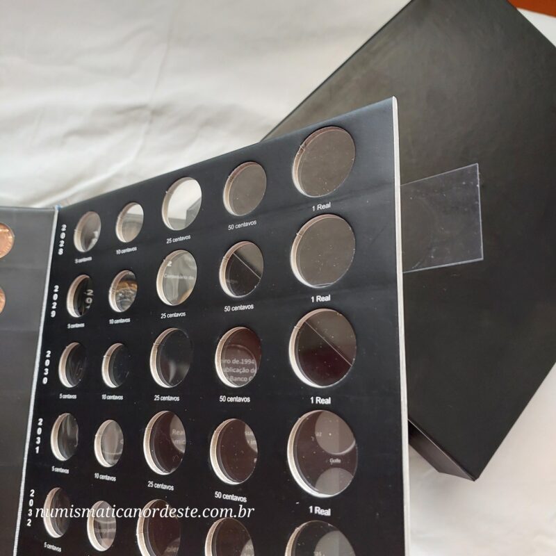 Álbum Luxo para Moedas da Republica do Brasil - Plano Real de 1994 a 2034 - Imagem 15