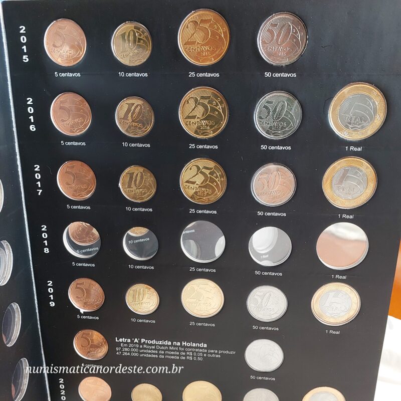 Álbum Luxo para Moedas da Republica do Brasil - Plano Real de 1994 a 2034 - Imagem 31