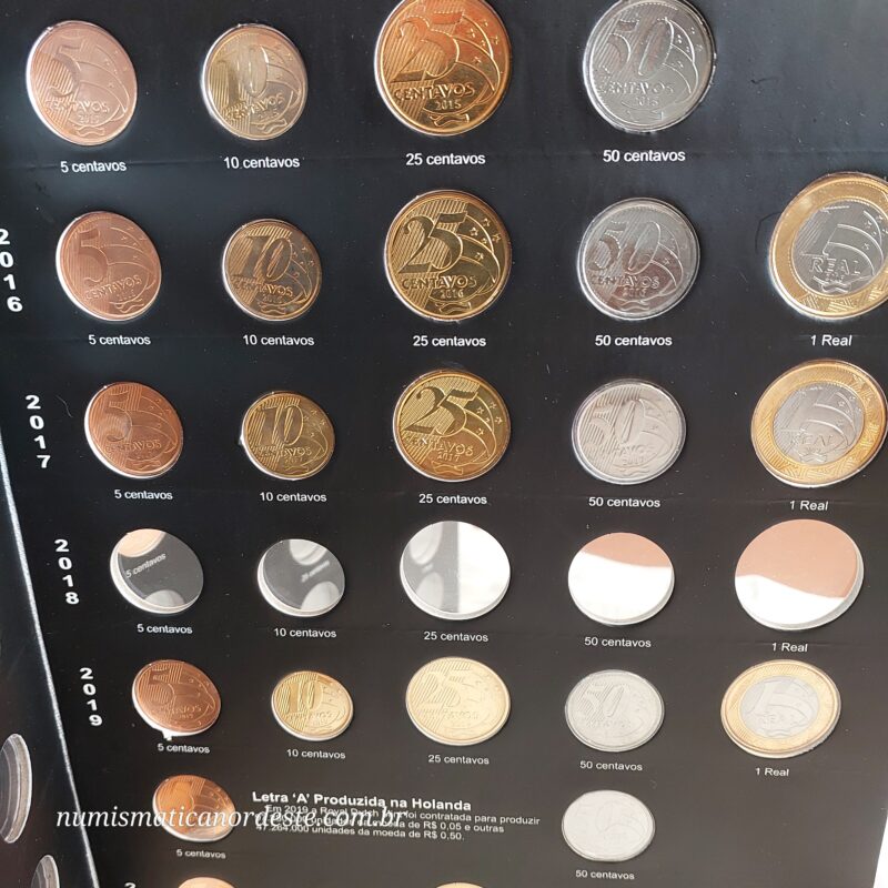 Álbum Luxo para Moedas da Republica do Brasil - Plano Real de 1994 a 2034 - Imagem 32