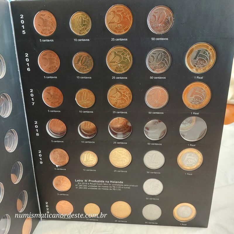 Álbum Luxo para Moedas da Republica do Brasil - Plano Real de 1994 a 2034 - Imagem 35