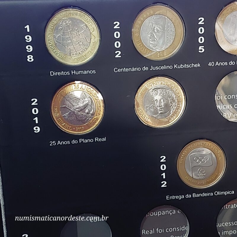 Álbum Luxo para Moedas da Republica do Brasil - Plano Real de 1994 a 2034 - Imagem 39