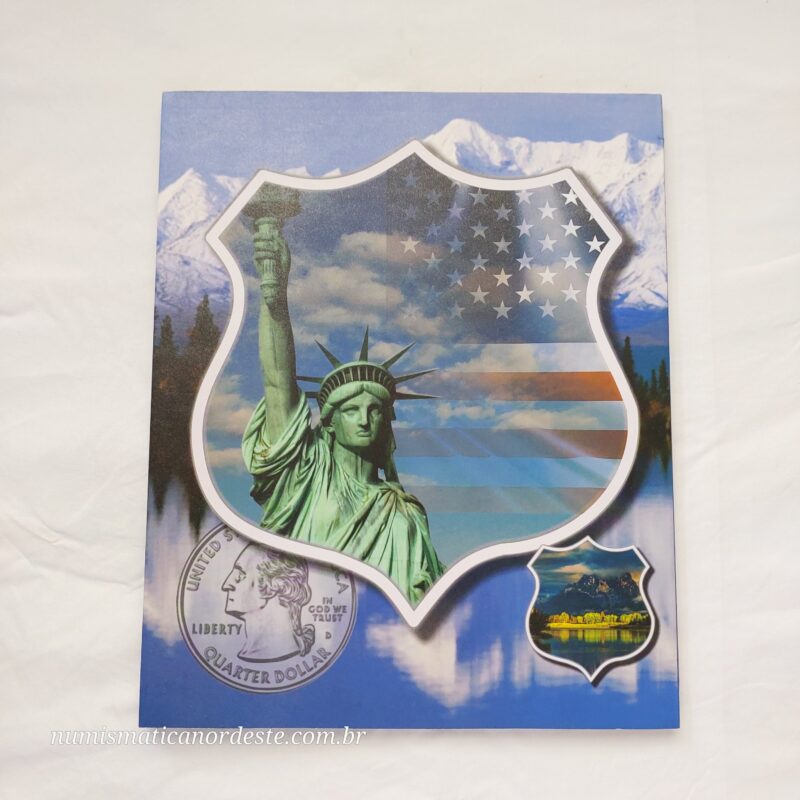 Álbum para Moedas Quarter Dollar - Série Parks (National Parks - Parques Nacionais) - Anos 2010 à 2021 - Imagem 3
