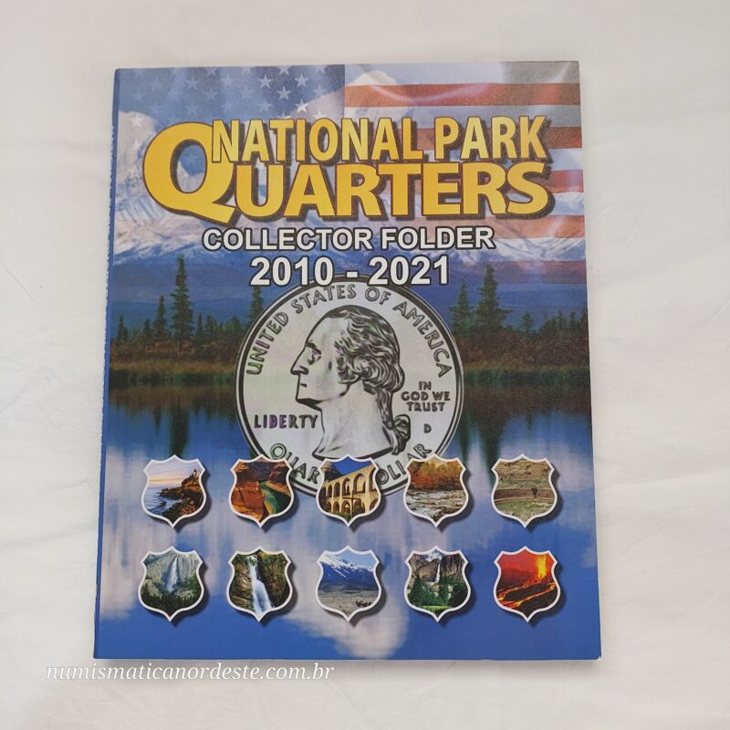 Álbum para Moedas Quarter Dollar - Série Parks (National Parks - Parques Nacionais) - Anos 2010 à 2021 - Imagem 5