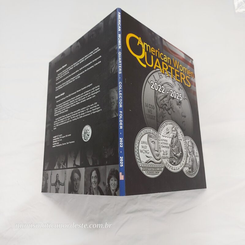 Álbum para Moedas Quarter Dollar - Série Mulheres Americanas Anos 2022 à 2025 - American Women - Imagem 6