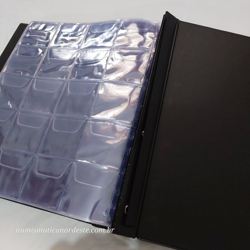 Álbum para moedas 600 Lugares - Com Abas - Comporta Coin Holder - Imagem 7