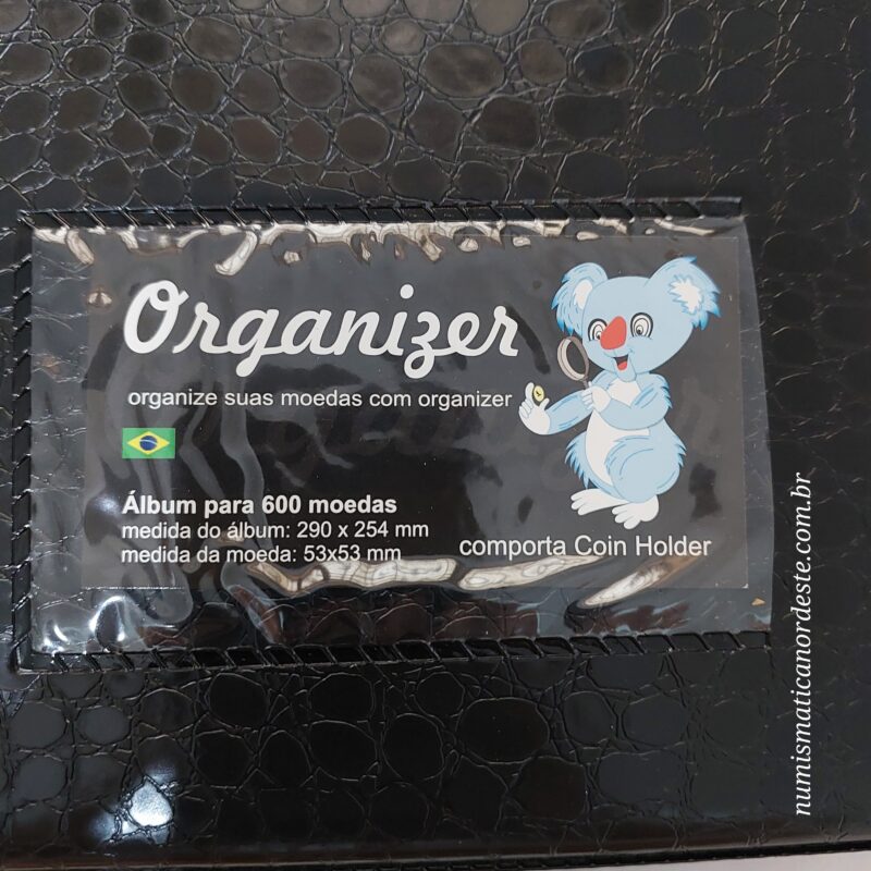 Álbum para moedas 600 Lugares - Com Abas - Comporta Coin Holder - Imagem 12