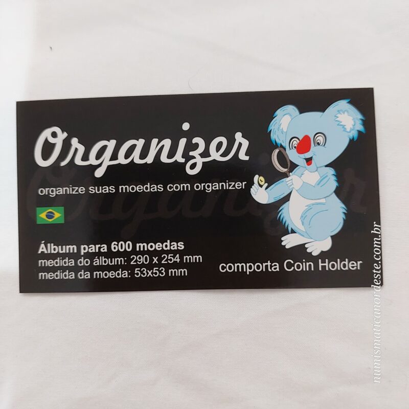 Álbum para moedas 600 Lugares - Com Abas - Comporta Coin Holder - Imagem 13